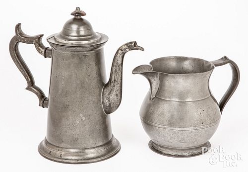 PEWTER COFFEEPOT,