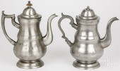 PEWTER COFFEEPOTS, BOARDMAN &A