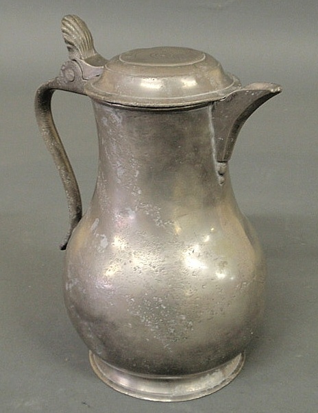 Pewter covered baluster form