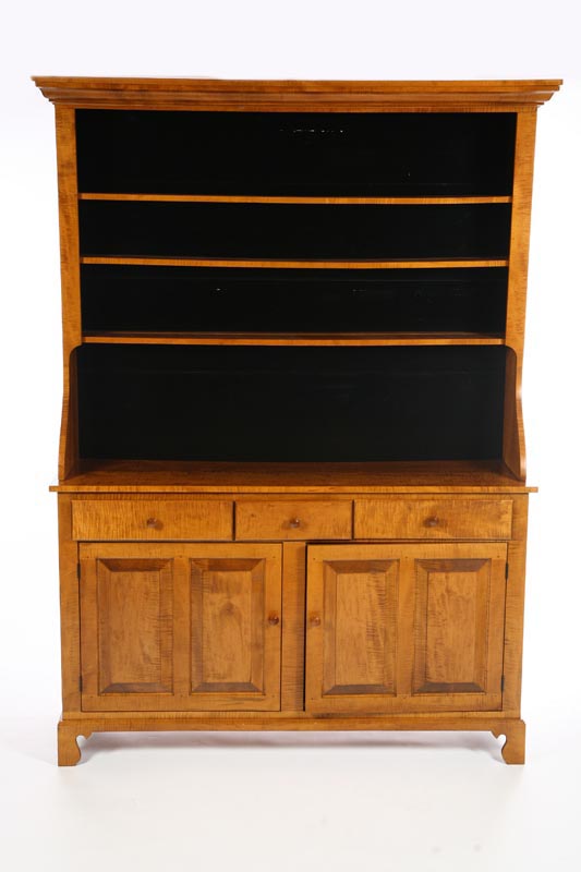 PEWTER CUPBOARD. American  20th
