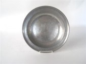 Pewter deep dish    jacob whit