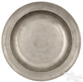 PEWTER DISH BY EBENEZER SOUTHM