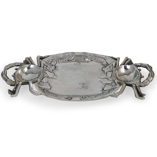 PEWTER FIGURAL CRAB