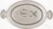 PEWTER FISH PLATTERPewter fish