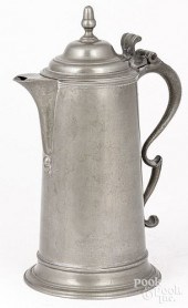 PEWTER FLAGON, CA. 1750Richard