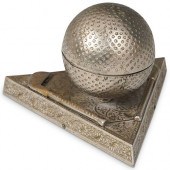 PEWTER GOLF MUSIC BOXDESCRIPTI