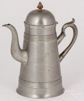 PEWTER LIGHTHOUSE COFFEE POTEb