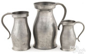 PEWTER MEASURES BY THE BOARDMA