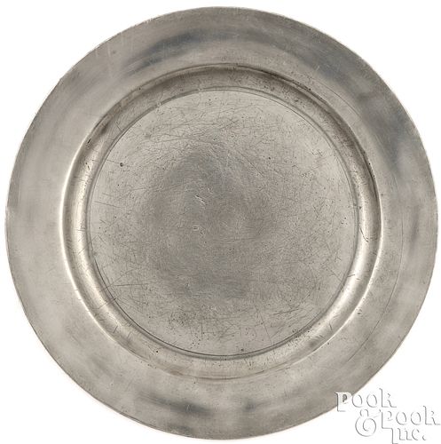 PEWTER PLATE BY GERSHOM