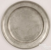PEWTER PLATE BY RUFUS KING<br>