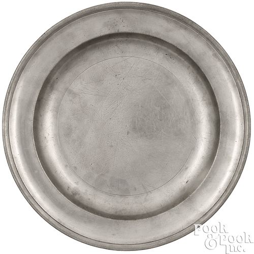 PEWTER PLATE BY WILLIAM