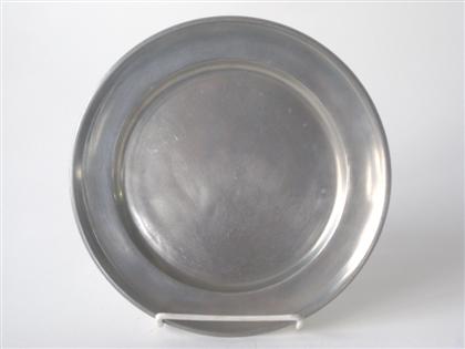 Pewter plate    edward danforth,