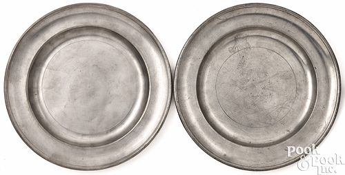 PEWTER PLATES BY BLAKESLEE