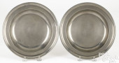 PEWTER PLATES BY FREDERICK BAS