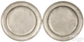 PEWTER PLATES BY GERSHOM JONES