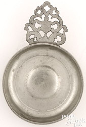 PEWTER PORRINGER BY DAVID MELV