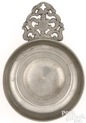 PEWTER PORRINGER BY DAVID MELV