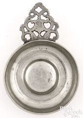 PEWTER PORRINGER BY DAVID MELV