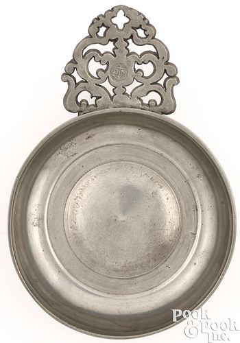 PEWTER PORRINGER BY DAVID