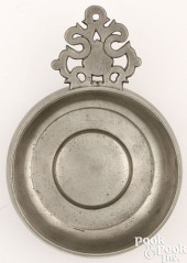 PEWTER PORRINGER BY EDWARD DAN