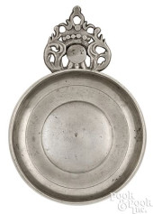 PEWTER PORRINGER BY THOMAS BYL