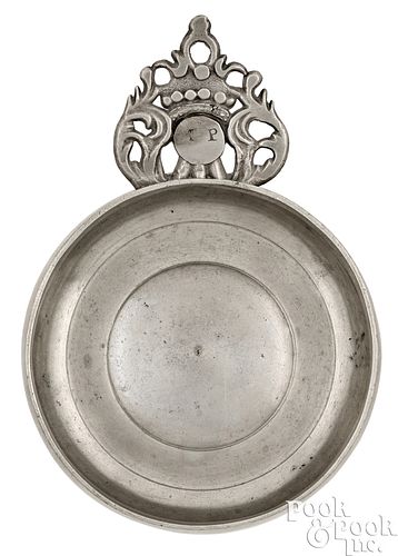 PEWTER PORRINGER BY THOMAS