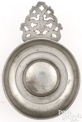 PEWTER PORRINGER BY WILLIAM