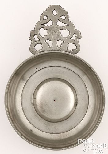 PEWTER PORRINGER BY WILLIAM