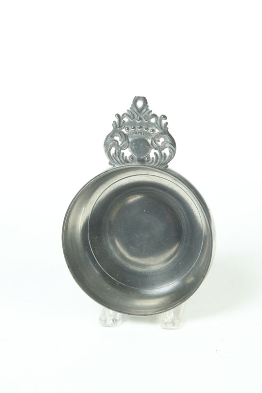 PEWTER PORRINGER.  New England 