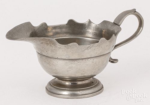 PEWTER SAUCE BOATHenry Joseph