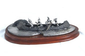 PEWTER SCULPTURE BY DONALD POL