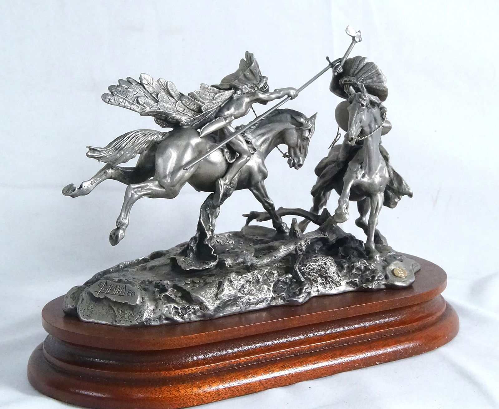 PEWTER SCULPTURE BY DONALD