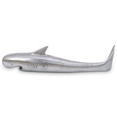PEWTER SHARK BOTTLE OPENERDESC