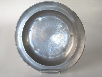 Pewter smooth rim deep dish   