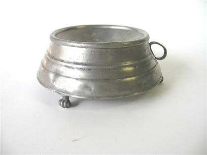 Pewter spittoon    josiah danforth,