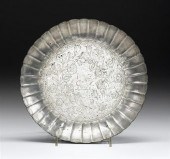 Pewter sweetmeat dish    attri