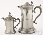 PEWTER SYRUP &AMP; FLAGON BY S