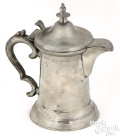PEWTER SYRUP JUG BY SELLEW &AM