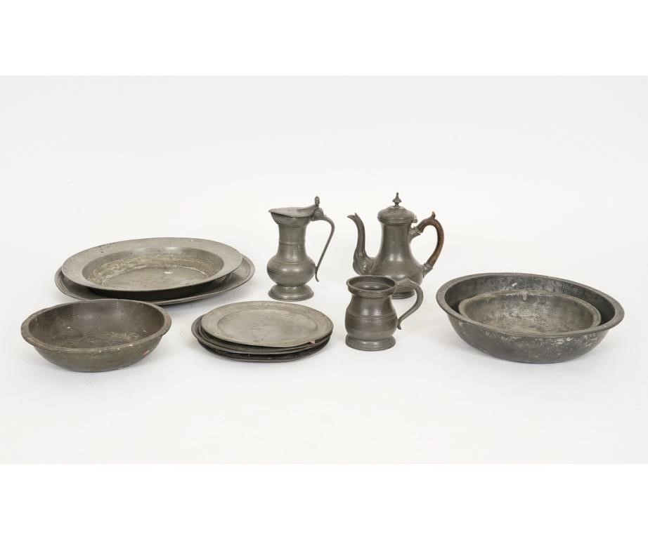 Pewter tableware to include