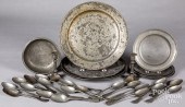 PEWTER TABLEWARES, 19TH C.Pewt