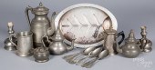 PEWTER TABLEWARES, 19TH/20TH C