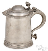 PEWTER TANKARD BY WILLIAM KIRB