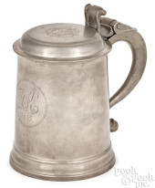 PEWTER TANKARD BY WILLIAM WILL