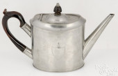 PEWTER TEAPOT BY ISRAEL TRASK<