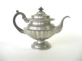Pewter  teapot    crossman, we