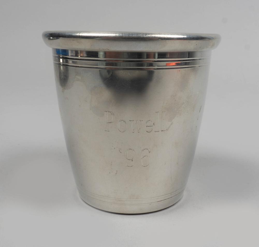 PEWTER VIRGINIA CUP 'POWELL 96' AND