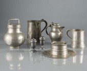 PEWTER WAREA group of antique