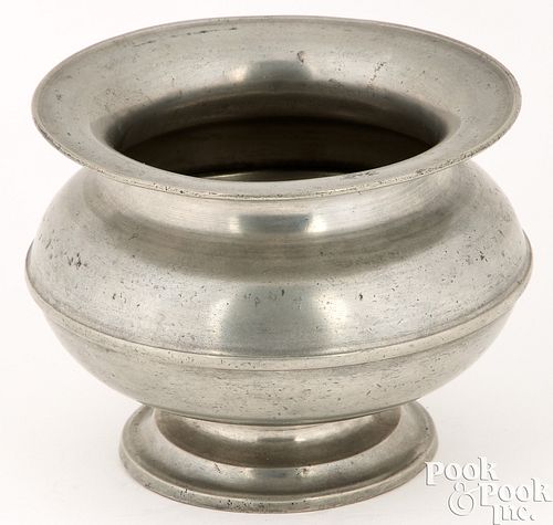 PEWTER WASTE BOWL BY HIRAM