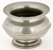 PEWTER WASTE BOWL BY HIRAM YAL