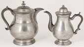 PEWTER WATER PITCHER, COFFEEPO